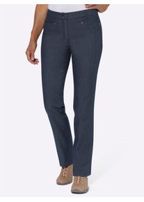 COSMA Damen Gerade Jeans, blau, Gr. 38, unifarben, 76% Baumwolle, 22% Polyester, 2% Elasthan, Jeans