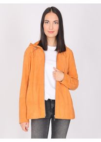 Maze Damen Lederjacke "4202192", gelb, Gr. XS, Obermaterial: 100% Lammleder / Innenfutter: 100% Baumwolle, Jacken