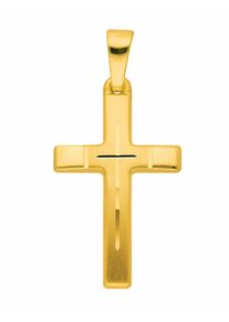 Adelia´s ADELIA ́S Damen Ketten-Anhänger "333 Gold Kreuz Anhänger", Damen, Gelbgold 333, gold, Gelbgold 333, Schmuckanhänger, Goldschmuck für Damen & Herren