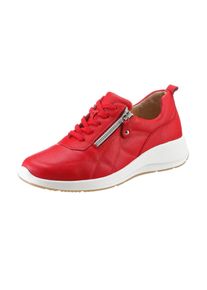 Waldläufer WALDLÄUFER Damen Schnürschuh, Gr. 5,5, rot, Glattleder, sportlich, Schuhe