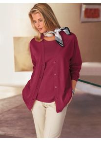 CLASSIC Damen Strickpullover "Twinset", rot, Gr. 38, unifarben, 100% Polyacryl, Pullover