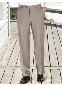 CLASSIC Herren Anzughose, beige, Gr. 62, unifarben, 100% Polyester, Hosen