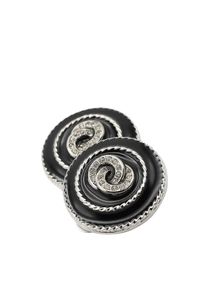 Damen Paar Ohrclips "Stuttgart", silber, Collezione Alessandro, Messing, Ohrringe