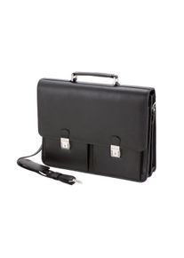 Alassio Herren Aktentasche "Veneto", schwarz, Lederimitat, Taschen, aus Lederimitat