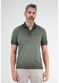 Lerros Herren Poloshirt "Lerros Poloshirt, gestreift in Strukturqualität", grün, Gr. S, 100% Baumwolle, Shirts
