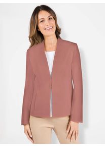 Lady Damen Jerseyblazer "Shirtblazer", rot, Gr. 40, 95% Polyester, 5% Elasthan, Blazer