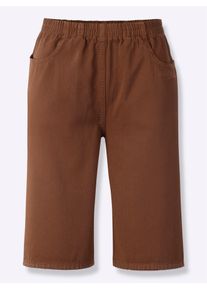 Classic Basics Damen Bermudas, braun, Gr. 38, unifarben, 100% Baumwolle, Hosen