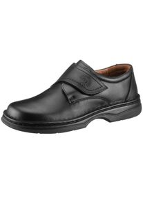 Helix Herren Klettschuh, Gr. 46, schwarz, Glattleder, sportlich, Schuhe
