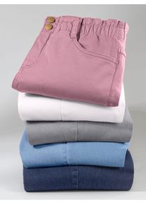 Classic Basics Damen Bequeme Jeans, lila, Gr. 19, unifarben, 81% Baumwolle, 17% Polyester, 2% Elasthan, Jeans