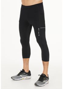 ELITE LAB Herren Trainingstights "Run Elite X1", schwarz, sportlich, Gr. M, unifarben, 72% Polyamid, 28% Elasthan, Hosen, in funktionalem Design