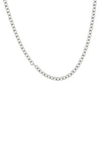 Firetti Damen Edelstahlkette "Schmuck Geschenk Ankerkettengliederung, 2,9 mm breit", 80, Edelstahl, B: 2,9mm, silber, Edelstahl, B:2,9mm, Halsketten,