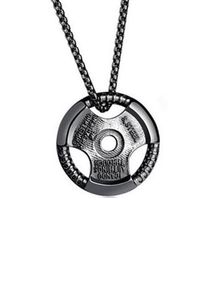 Firetti Herren Kette mit Anhänger "Schmuck Geschenk Racing, Lenkrad", Edelstahl, L: 55cm B: 3mm, schwarz, Edelstahl, B:3mm, Halsketten