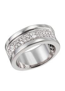 Firetti Damen Fingerring "Schmuck Geschenk Silber 925 Silberring Rondell", 56, Silber 925 (Sterlingsilber), 8,8mm, silber, Silber 925