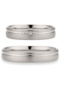 Phoenix PHÖNIX Damen Trauring "Schmuck Geschenk Silber 925 Trauring Ehering LIEBE versch. Varianten", 60, ohne Brillanten, Silber 925 (Sterlingsilber), 4mm,