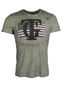 Top Gun Herren T-Shirt "TG20201113", grün, Gr. S, Obermaterial: 100% Baumwolle, Shirts