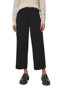 Marc O'Polo MARC O'POLO Damen Webhose, schwarz, casual, Gr. 38, Obermaterial: 63% Baumwolle, 32% Polyamid, 5% Elasthan, Hosen, in klassischen Form