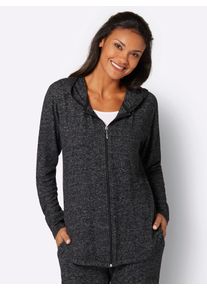 feel good Damen Langjacke, Gr. 36, grau, 80% Viskose, 15% Polyester, 5% Elasthan, unifarben, Jacken