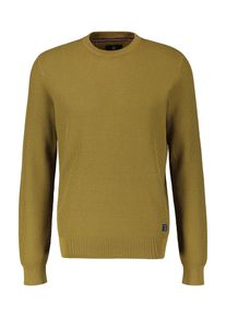 Lerros Herren Strickpullover "Lerros Strickpullover, O-Neck", braun, Gr. L, 100% Baumwolle, Pullover