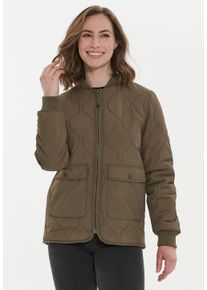 WEATHER REPORT Damen Steppjacke "Eilish", grün, casual, Gr. 36, unifarben, 100% Nylon, Jacken, in tollem Steppdesign