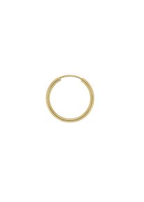 Vivance Damen Paar Creolen "585/- Gelbgold glanz 20 mm", ONE-SIZE, Gold, gelb, Gold, Ohrringe