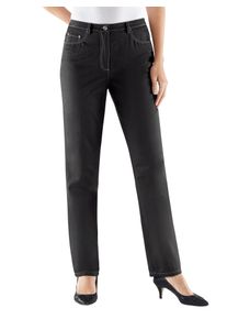COSMA Damen Thermohose, schwarz, Gr. 38, unifarben, 55% Polyester, 45% Baumwolle, Hosen