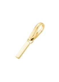 Damen Charm Buchstabe "Buchstabe I, Silber 925", gold, Giorgio Martello MILANO, Silber 925 (Sterlingsilber), Charms