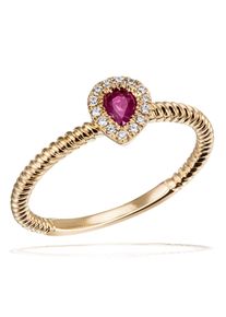 Goldmaid Damen Goldring, 18, Gelbgold 375, gold, Gelbgold 375, Fingerringe