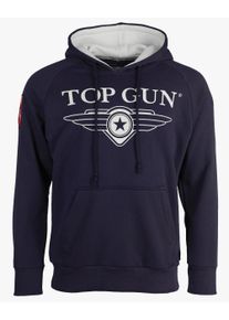 Top Gun Herren Kapuzenpullover "TG20201043", blau, Gr. M, Obermaterial: 65% Baumwolle, 35% Polyester, Pullover