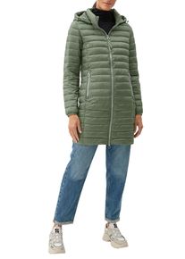 s.Oliver Damen Steppmantel, grün, casual, Gr. 40, unifarben, Web, Obermaterial: 100% Polyester. Futter: 100% Polyester, Mäntel, mit Beutel