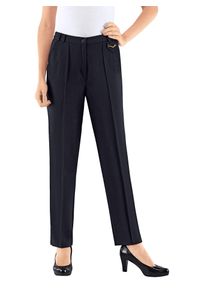 CLASSIC Damen Webhose, blau, Gr. 40, unifarben, 96% Schurwolle, 4% Elasthan, Hosen