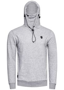Rusty Neal Herren Kapuzensweatshirt "2020", grau, casual, Gr. S, unifarben, 70% Baumwolle, 30% Polyester, Sweatshirts, mit cooler Kapuze