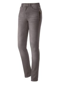 Casual Looks Damen 5-Pocket-Jeans, grau, Gr. 19, unifarben, 78% Baumwolle, 20% Polyester, 2% Elasthan, Jeans
