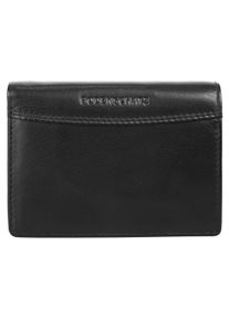 Bodenschatz Geldbörse "PRINESS", schwarz, Leder, beschichtet, leicht glänzend, klassisch, Kleinlederwaren, echt Leder