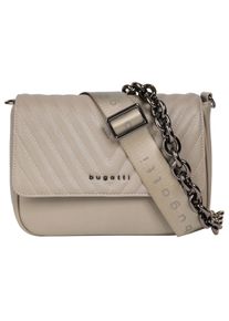 Bugatti Damen Umhängetasche "SIRA", beige, Kunstfaser, Strukturmuster, Taschen