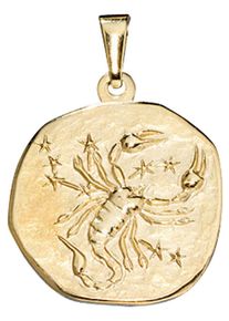 Jobo Damen Sternzeichen-Anhänger "Sternzeichen Skorpion", Gelbgold 333, gold, Gelbgold 333, Schmuckanhänger, 333 Gold
