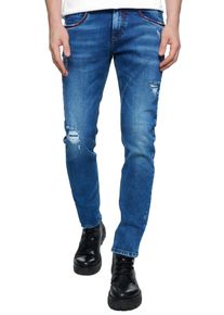 Rusty Neal Herren Straight-Jeans "MINO", blau, casual, Gr. 30, unifarben, 98% Baumwolle, 2% Elasthan, Jeans, in klassischem Look