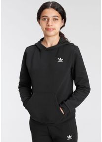 Kinder Kapuzensweatshirt "HOODIE", schwarz-weiß, sportlich, Gr. 152, adidas originals, clean, Obermaterial: 70% Baumwolle, 30% Polyester, Sweatshirts