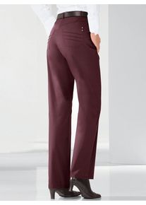 COSMA Damen Funktionshose, rot, Gr. 18, unifarben, 97% Baumwolle, 3% Elasthan, Hosen
