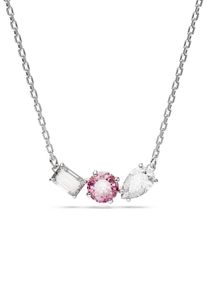 Swarovski Damen Kette mit Anhänger "MESMERA, 5668275", Metall, L: 45cm B: 21,3mm, rosa, Metall, B:21,3mm, Halsketten, mit Swarovski Zirkonia (synth.)