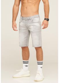 behype Herren Shorts "YONAH", grau, casual, Gr. 30, 98% Baumwolle, 2% Elasthan, Hosen, im 5-Pocket-Stil