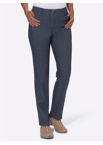 COSMA Damen Dehnbund-Jeans, blau, Gr. 19, unifarben, 76% Baumwolle, 22% Polyester, 2% Elasthan, Jeans