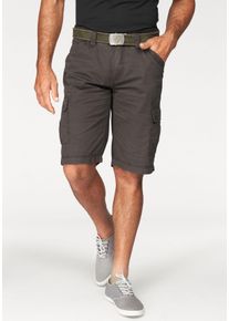 MAN'S WORLD MAN'S WORLD Herren Cargobermudas, grau, casual, Gr. 64, unifarben, Obermaterial: 100% Baumwolle, Hosen, auch in Großen Größen