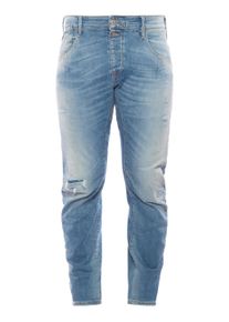 Herren Stoffhose "JEAN", blau, casual, Gr. 29, Le Temps Des Cerises, 100% Baumwolle, Hosen, mit lässigen Used-Elementen