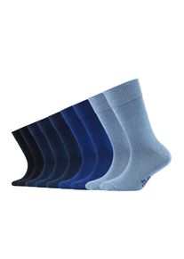 s.Oliver Kinder Socken "Socken Kinder Strümpfe mit weichem Bund Baumwolle Pflegeleicht", Gr. 39, blau, 80% Baumwolle 17% Polyamid 3% Elasthan, uni,