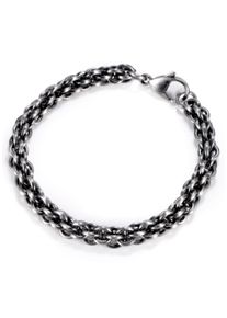 Kingka Herren Edelstahlarmband "SB1377S", Edelstahl, silber, Edelstahl, Armbänder