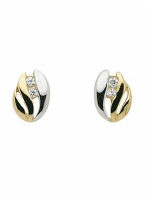 Adelia´s ADELIA ́S Damen Paar Ohrhänger "333 Gold Ohrringe Ohrstecker mit Zirkonia", Damen, Gelbgold 333, gold, Gelbgold 333, Ohrringe, mit Zirkonia