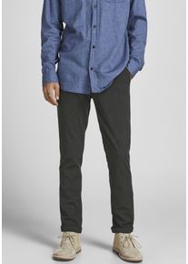 Jack & Jones JACK & JONES Herren Chinohose "MARCO CONNOR", grau, modisch, Gr. 33, Obermaterial: 68% Polyester, 29% Viskose, 3% Elasthan, Hosen