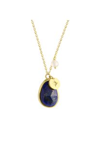 JAMELLI Damen Kette mit Anhänger "925/- Sterling Silber", 42 + 3cm, 4,77 ct, Silber 925 (Sterlingsilber), L: 45cm B: 11.5mm, gelb, Silber 925