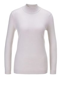 Classic Basics Damen Stehkragenpullover "Pullover", grau, Gr. 54, unifarben, 100% Polyacryl, Pullover