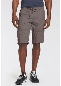 MAN'S WORLD MAN'S WORLD Herren Bermudas, grau, casual, Gr. 42, unifarben, Web, Obermaterial: 98% Baumwolle, 2% Elasthan, Hosen